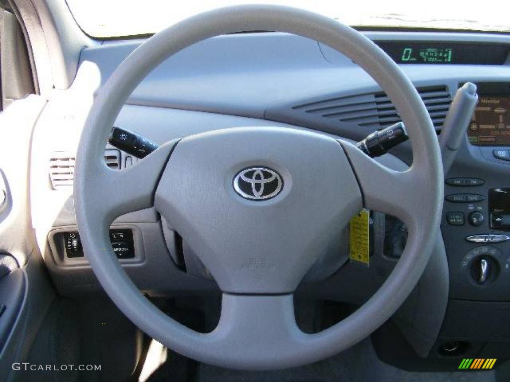 2002 Prius Hybrid - Silver Strata Metallic / Gray photo #15