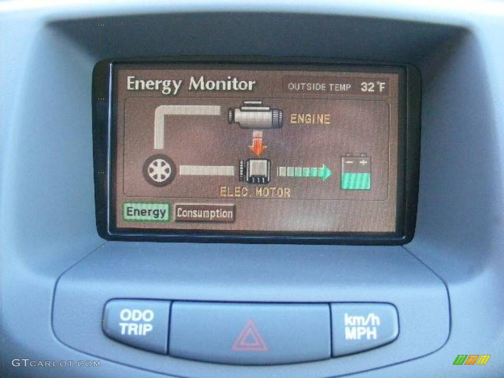 2002 Prius Hybrid - Silver Strata Metallic / Gray photo #19