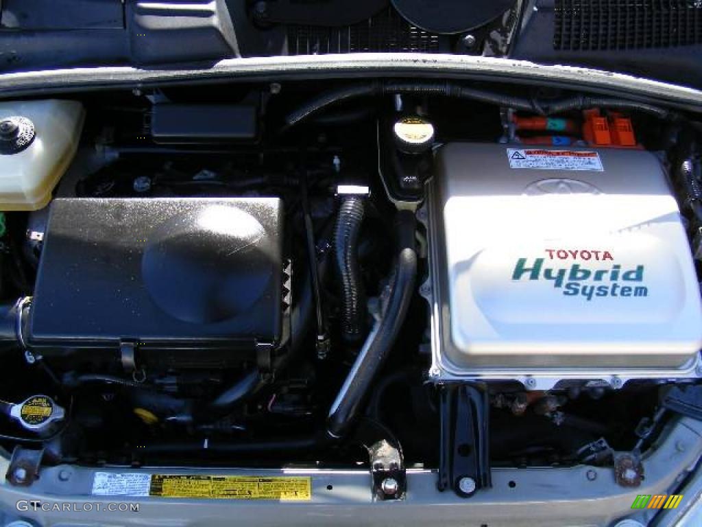 2002 Prius Hybrid - Silver Strata Metallic / Gray photo #26