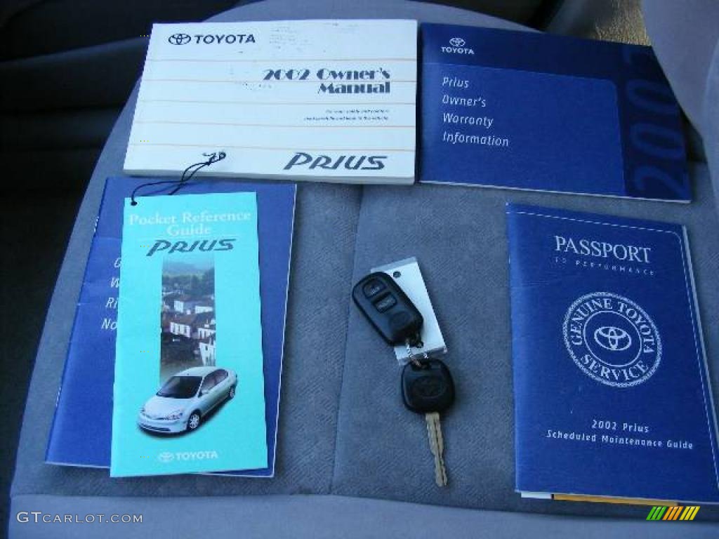 2002 Prius Hybrid - Silver Strata Metallic / Gray photo #27