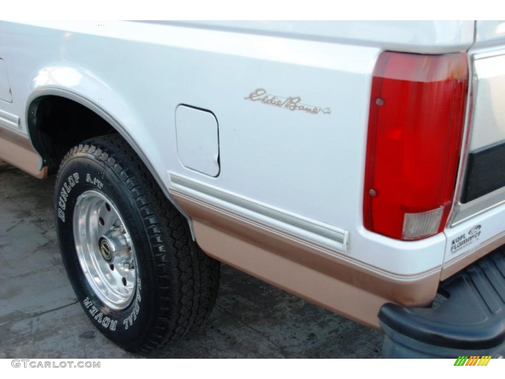 1995 F150 Eddie Bauer Extended Cab - Colonial White / Beige photo #11