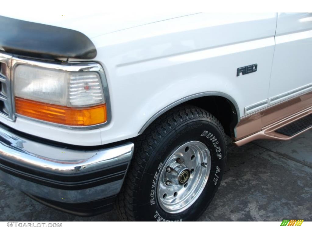 1995 F150 Eddie Bauer Extended Cab - Colonial White / Beige photo #12