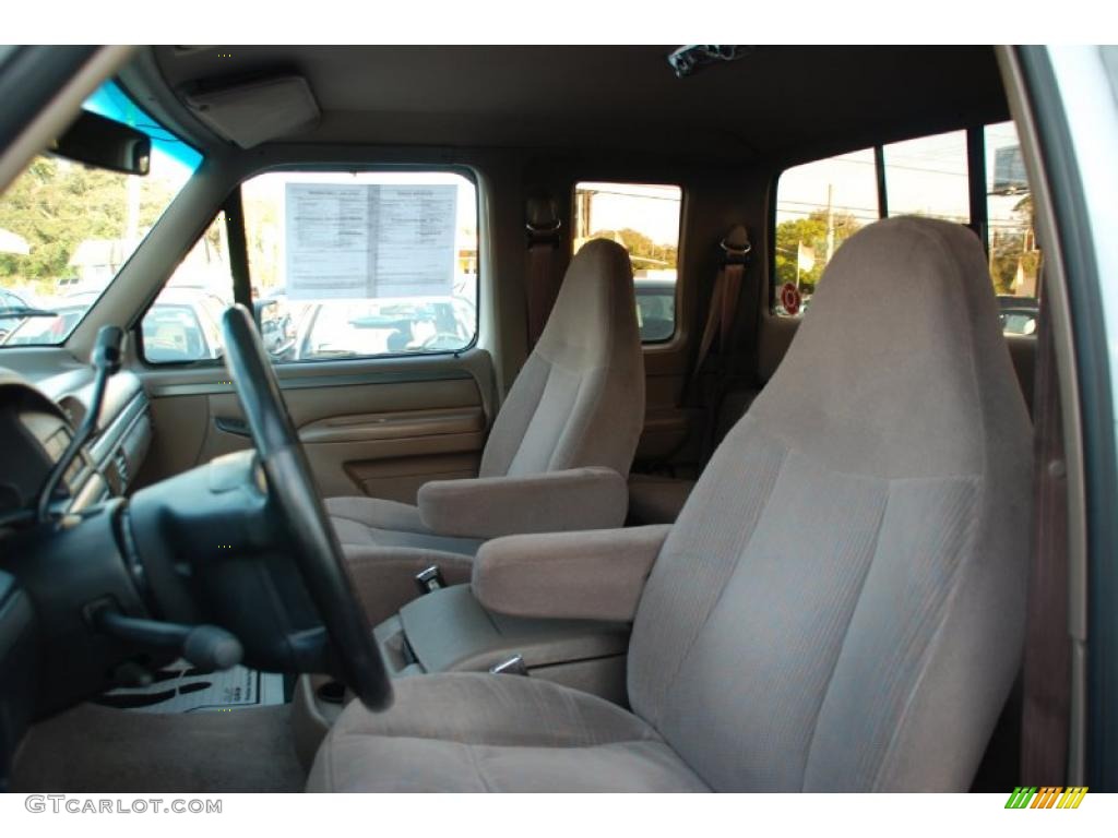1995 F150 Eddie Bauer Extended Cab - Colonial White / Beige photo #24
