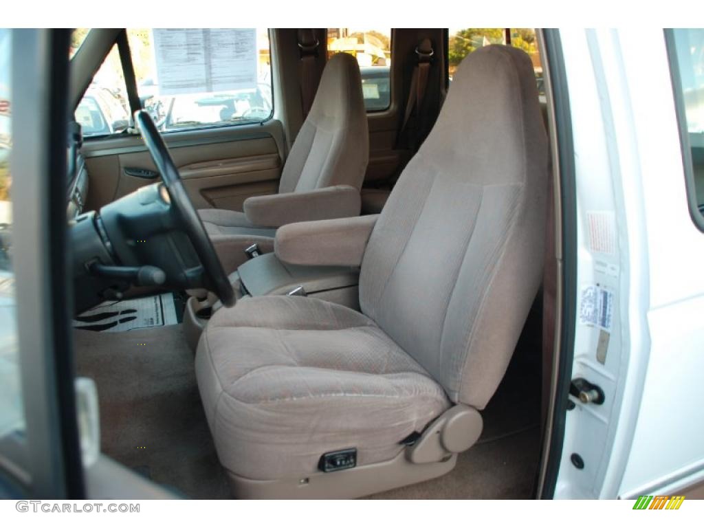 1995 F150 Eddie Bauer Extended Cab - Colonial White / Beige photo #28