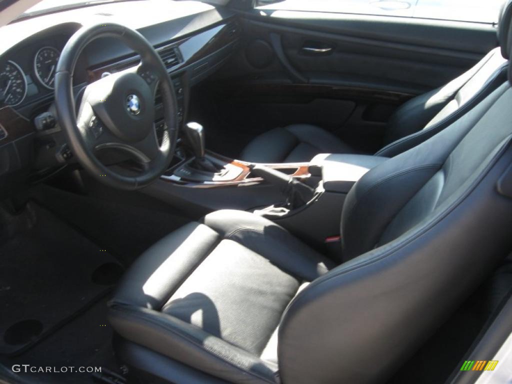 2007 3 Series 328i Coupe - Titanium Silver Metallic / Black photo #2