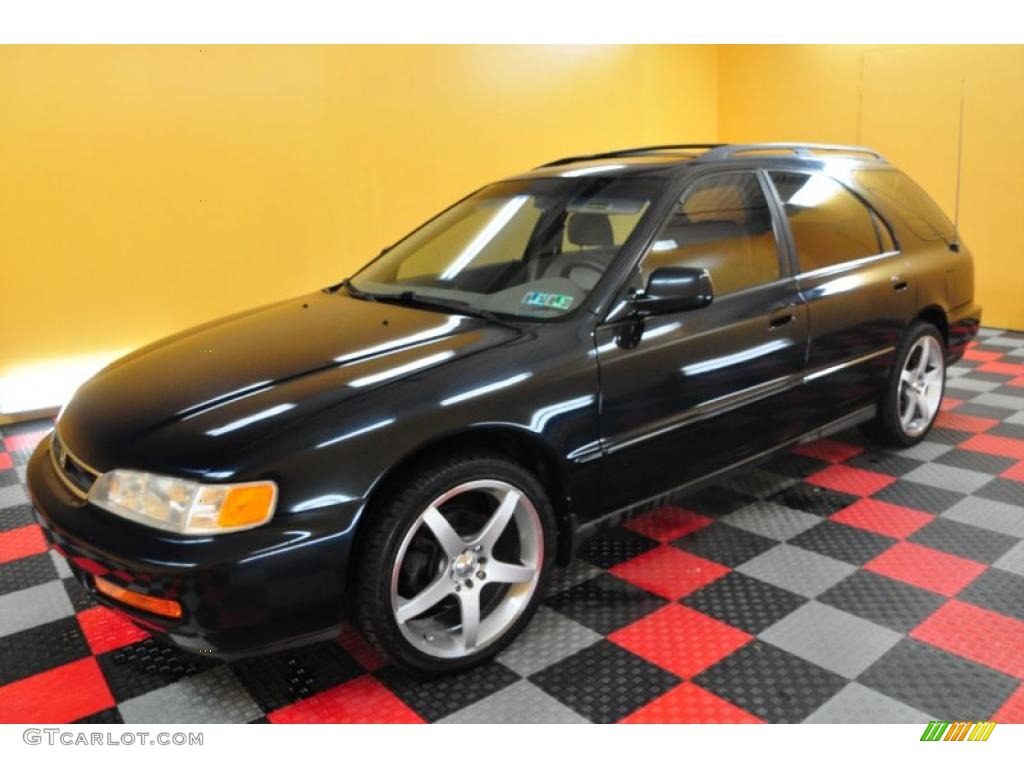 1997 Accord EX Wagon - Sherwood Green Metallic / Ivory photo #3