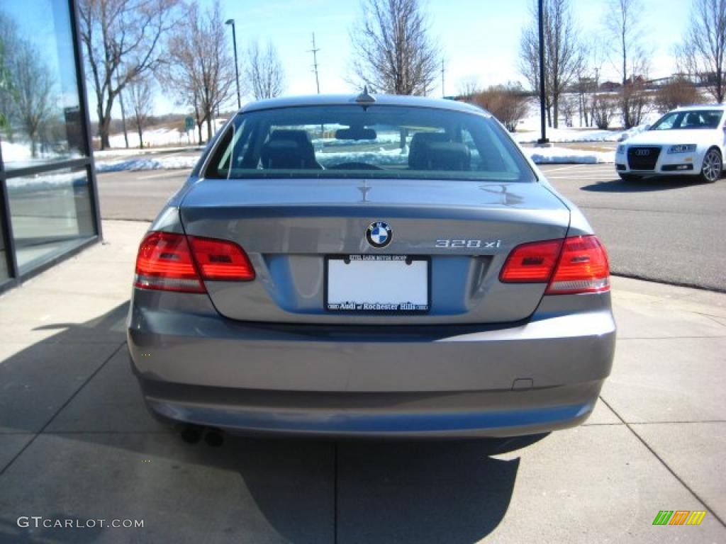 2007 3 Series 328xi Coupe - Sparkling Graphite Metallic / Black photo #5