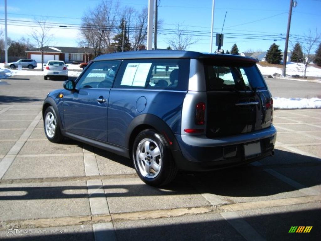 2010 Cooper Clubman - Horizon Blue Metallic / Grey/Carbon Black photo #6