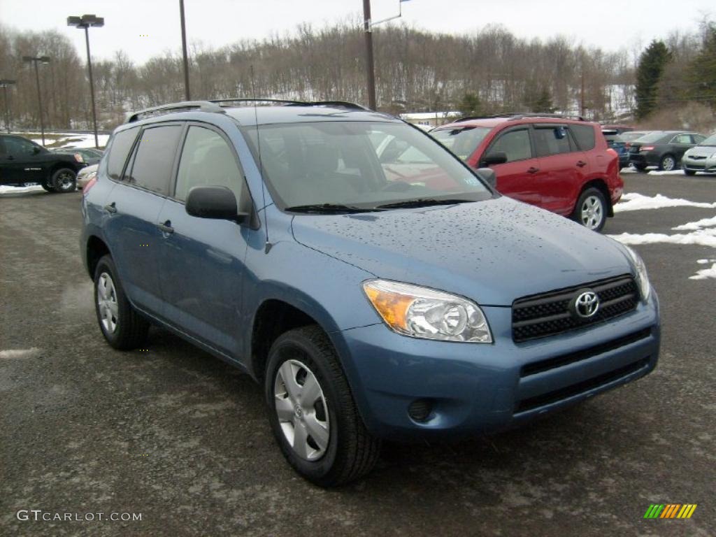 2008 RAV4 4WD - Pacific Blue Metallic / Ash photo #1