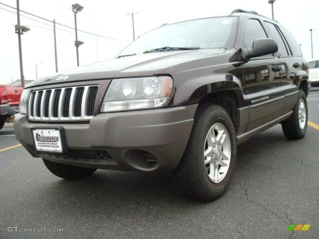 2004 Grand Cherokee Laredo - Deep Lava Red Metallic / Taupe photo #1