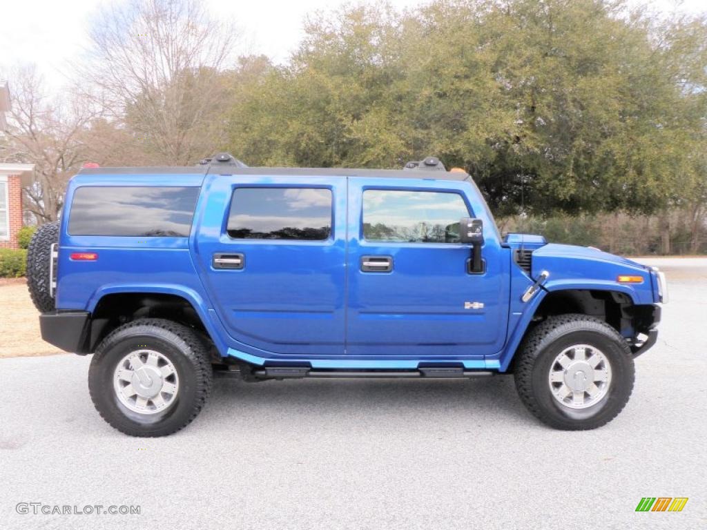 2006 H2 SUV - Pacific Blue / Ebony photo #9