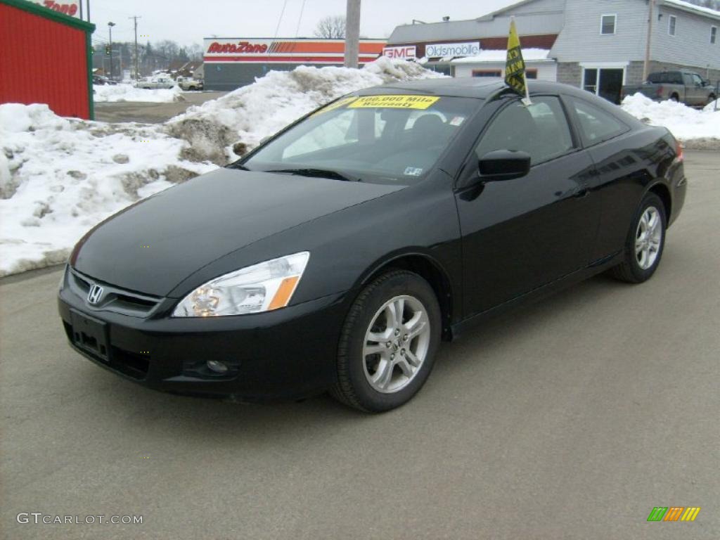 2006 Accord EX Coupe - Nighthawk Black Pearl / Black photo #1