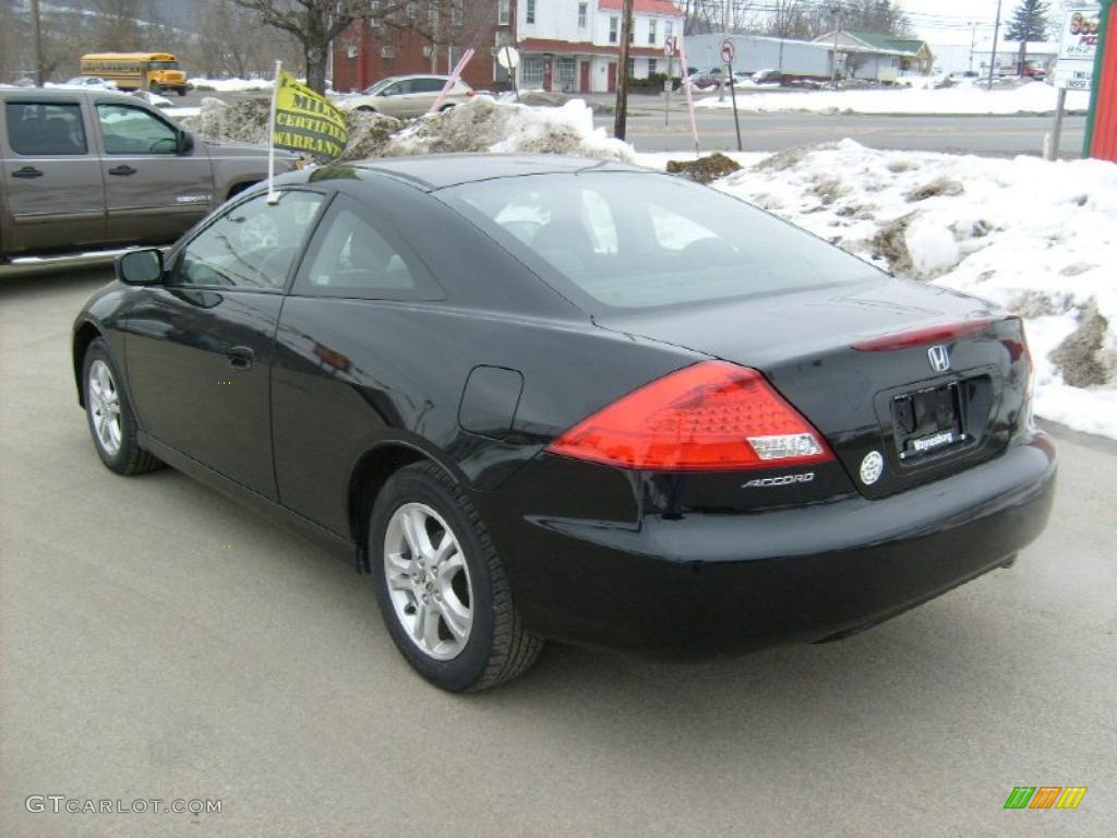 2006 Accord EX Coupe - Nighthawk Black Pearl / Black photo #3