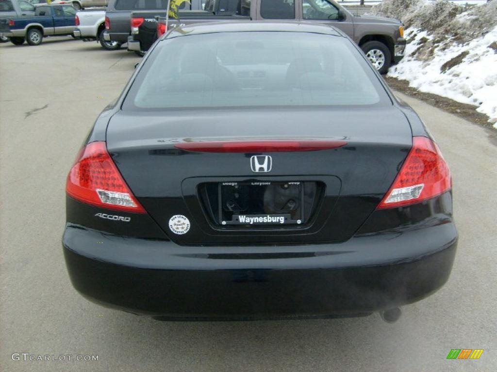 2006 Accord EX Coupe - Nighthawk Black Pearl / Black photo #4