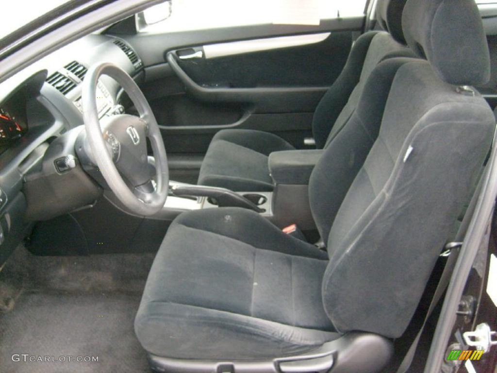 2006 Accord EX Coupe - Nighthawk Black Pearl / Black photo #9