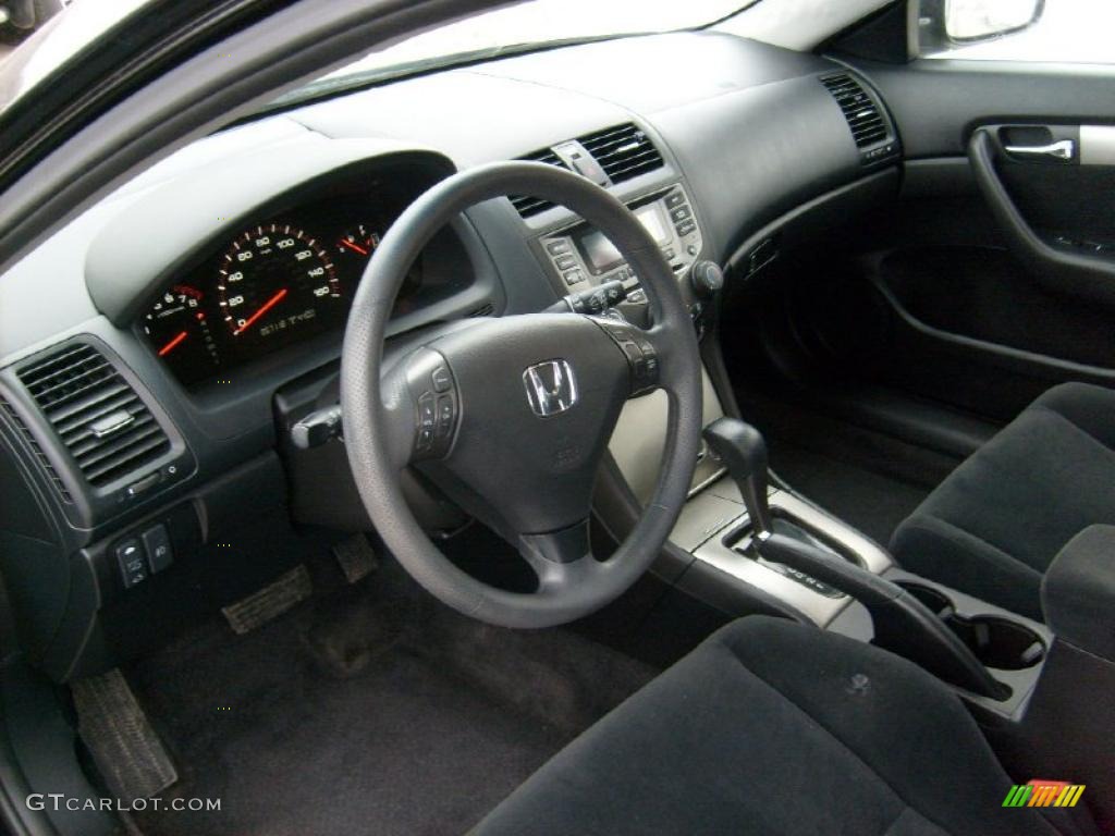 2006 Accord EX Coupe - Nighthawk Black Pearl / Black photo #10