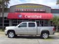 2008 Silver Birch Metallic GMC Sierra 1500 SLT Crew Cab 4x4  photo #1