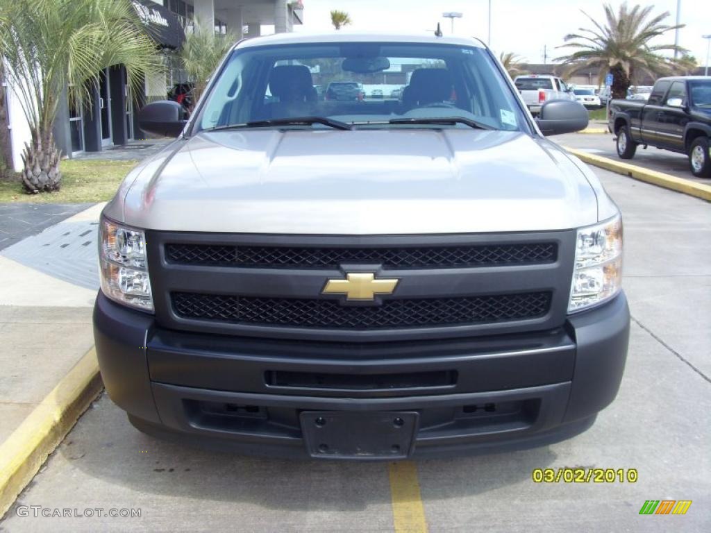 2009 Silverado 1500 Extended Cab - Silver Birch Metallic / Dark Titanium photo #7