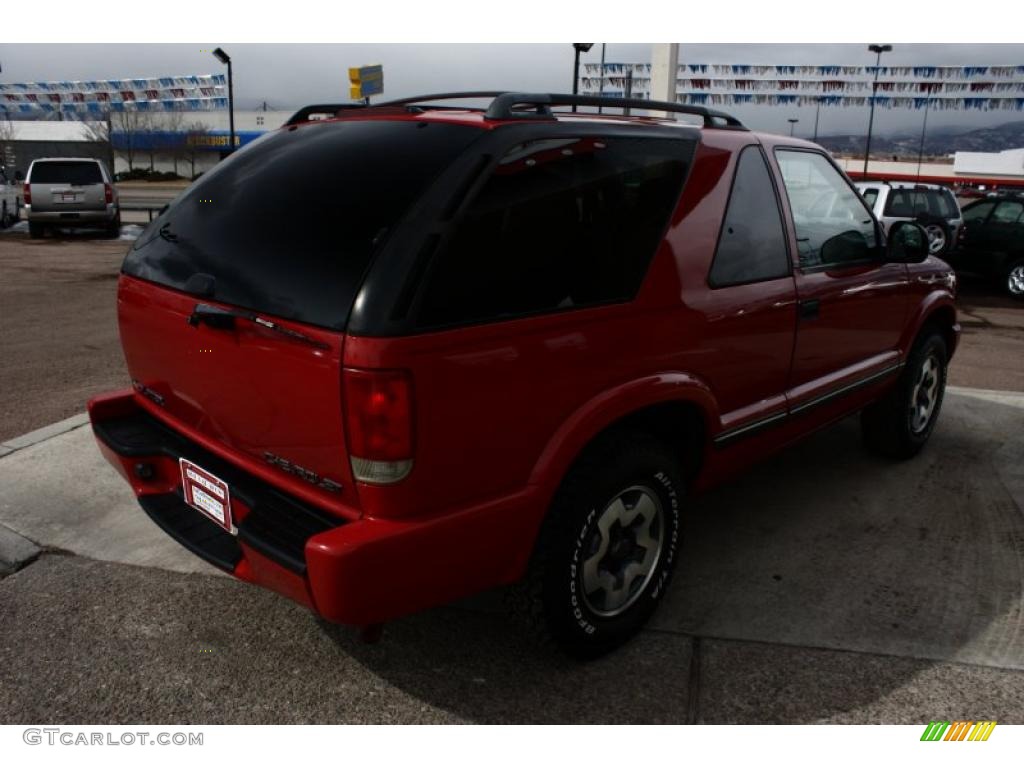 1998 Blazer LS 4x4 - Apple Red / Graphite photo #4