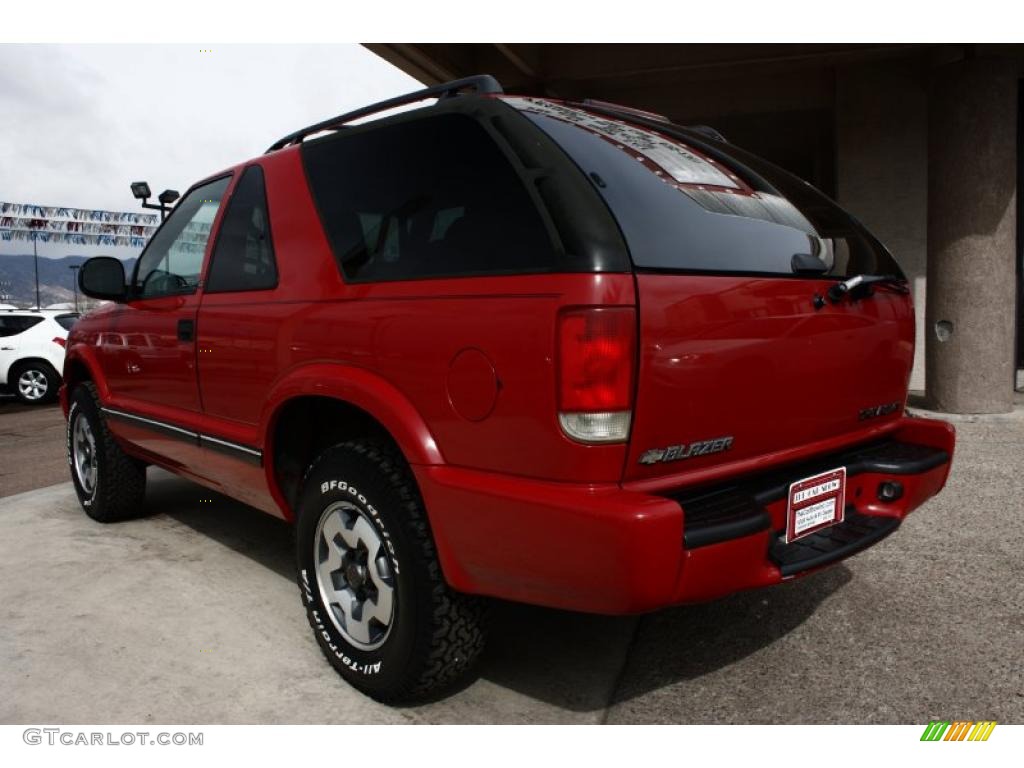 1998 Blazer LS 4x4 - Apple Red / Graphite photo #5