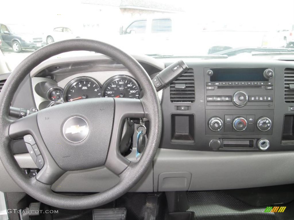 2008 Silverado 3500HD LS Crew Cab 4x4 Dually - Summit White / Light Titanium photo #10