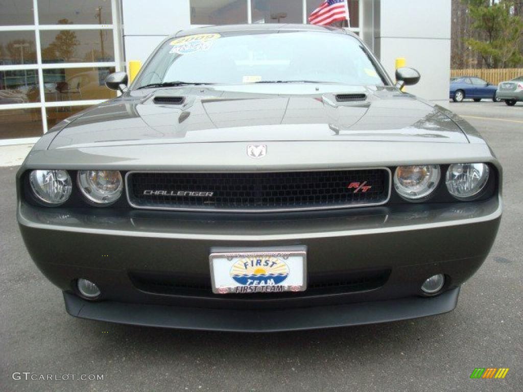 2009 Challenger R/T - Dark Titanium Metallic / Dark Slate Gray photo #9