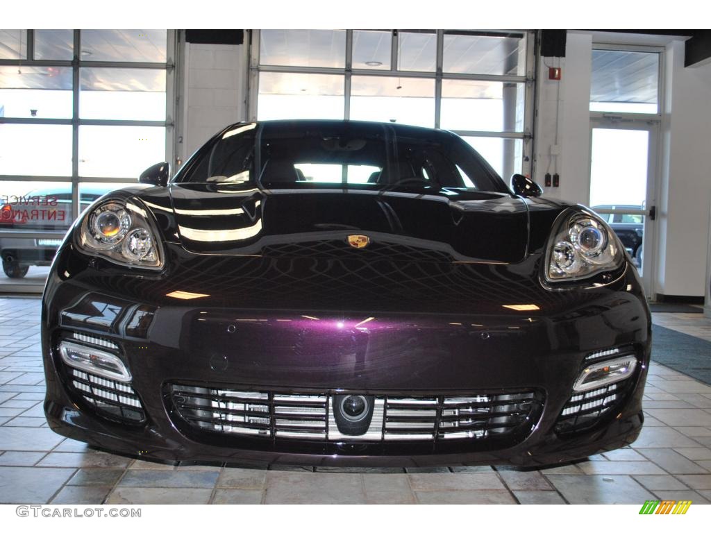 2010 Panamera Turbo - Amethyst Metallic / Black photo #9