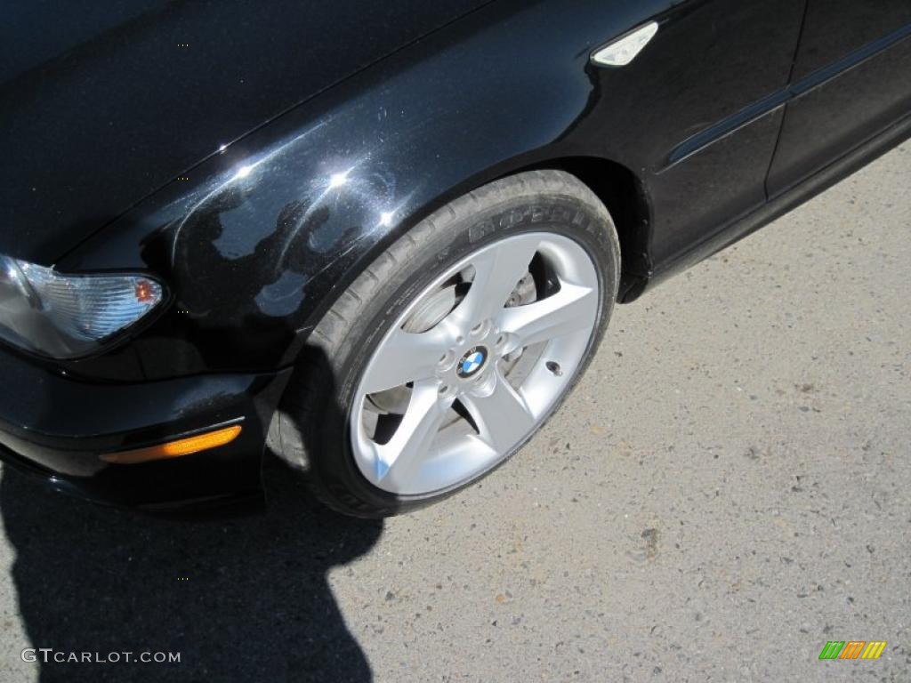 2006 3 Series 325i Coupe - Jet Black / Black photo #9
