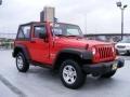 Flame Red - Wrangler X 4x4 Photo No. 3