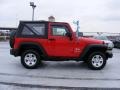 Flame Red - Wrangler X 4x4 Photo No. 4