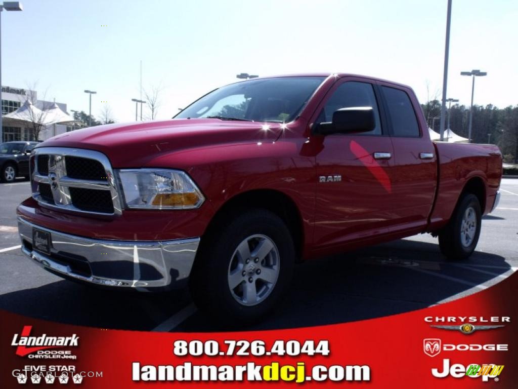 Flame Red Dodge Ram 1500