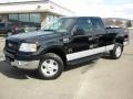 2004 Black Ford F150 XLT SuperCab 4x4  photo #1