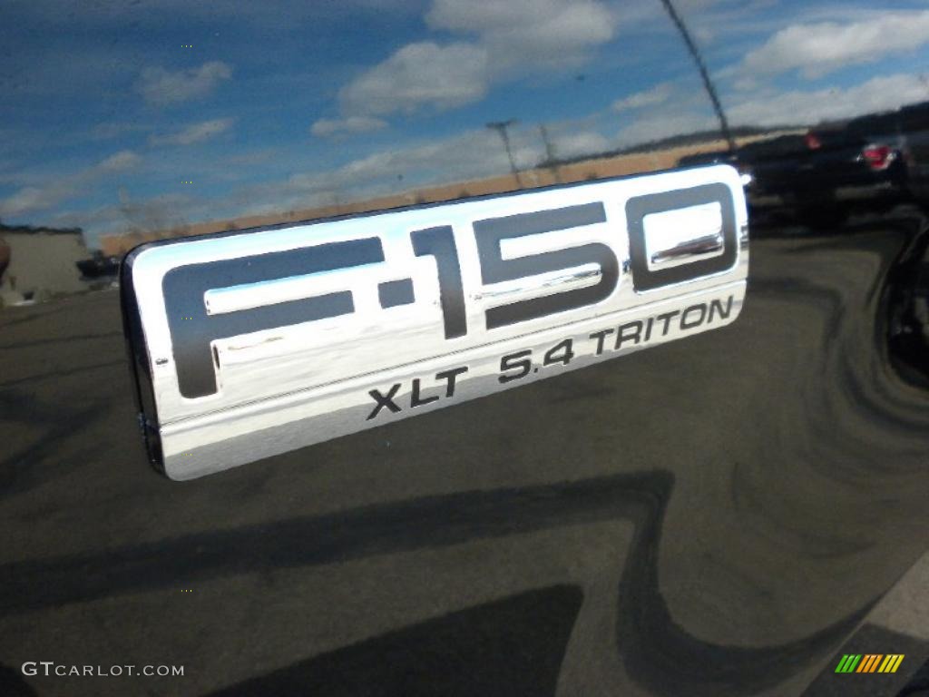 2004 F150 XLT SuperCab 4x4 - Black / Dark Flint photo #8