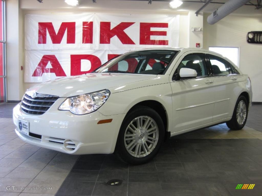 2008 Sebring Touring Sedan - Stone White / Dark Slate Gray/Light Slate Gray photo #1