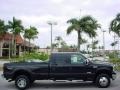 2006 Black Ford F350 Super Duty Lariat Crew Cab 4x4 Dually  photo #2