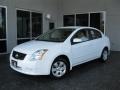 2008 Fresh Powder White Nissan Sentra 2.0 S  photo #2