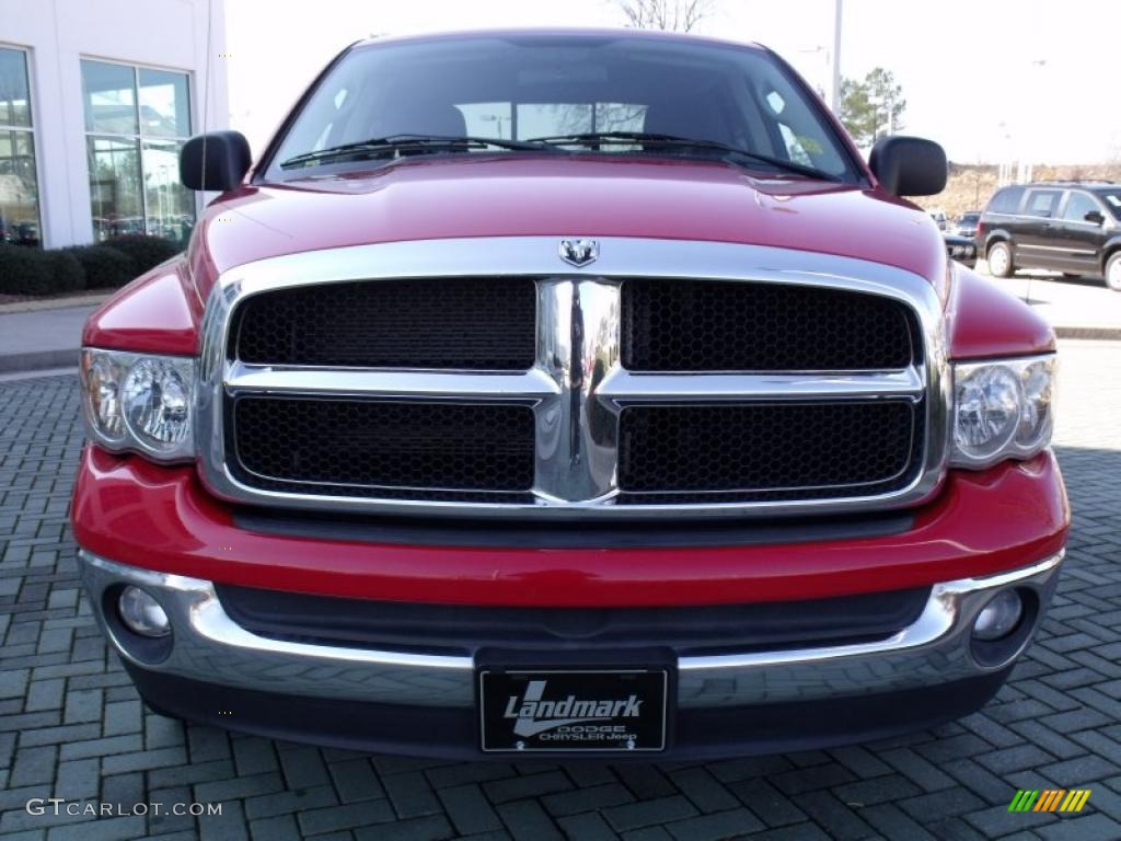 2005 Ram 1500 SLT Quad Cab - Flame Red / Dark Slate Gray photo #8