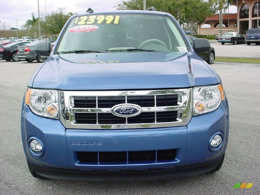 2009 Escape XLT V6 - Sport Blue Metallic / Stone photo #9