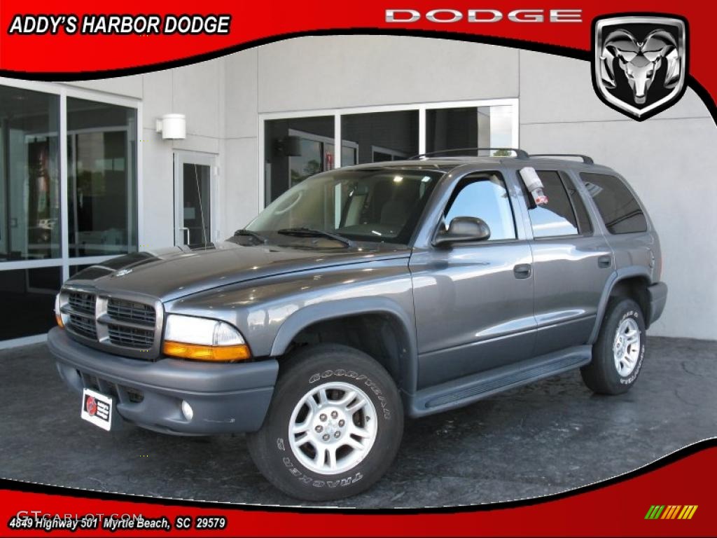 2003 Durango Sport 4x4 - Graphite Metallic / Dark Slate Gray photo #1