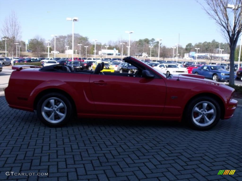 2007 Mustang GT Premium Convertible - Torch Red / Charcoal photo #6