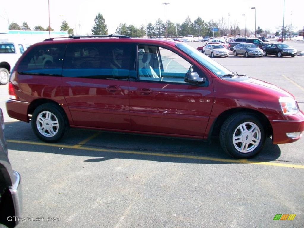 2004 Freestar SEL - Dark Toreador Red Metallic / Flint Grey photo #2