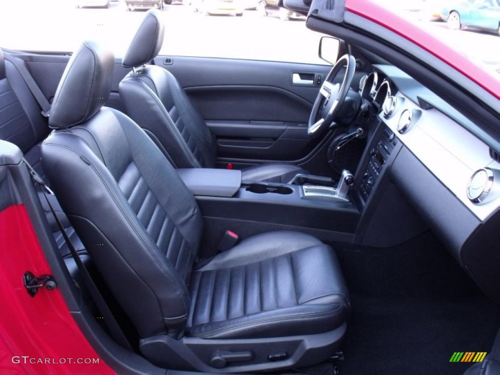 2007 Mustang GT Premium Convertible - Torch Red / Charcoal photo #14