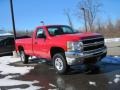 2010 Victory Red Chevrolet Silverado 2500HD Regular Cab  photo #3