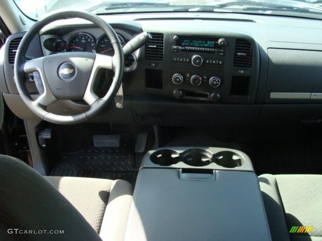 2008 Silverado 1500 LT Extended Cab - Dark Cherry Metallic / Ebony photo #9