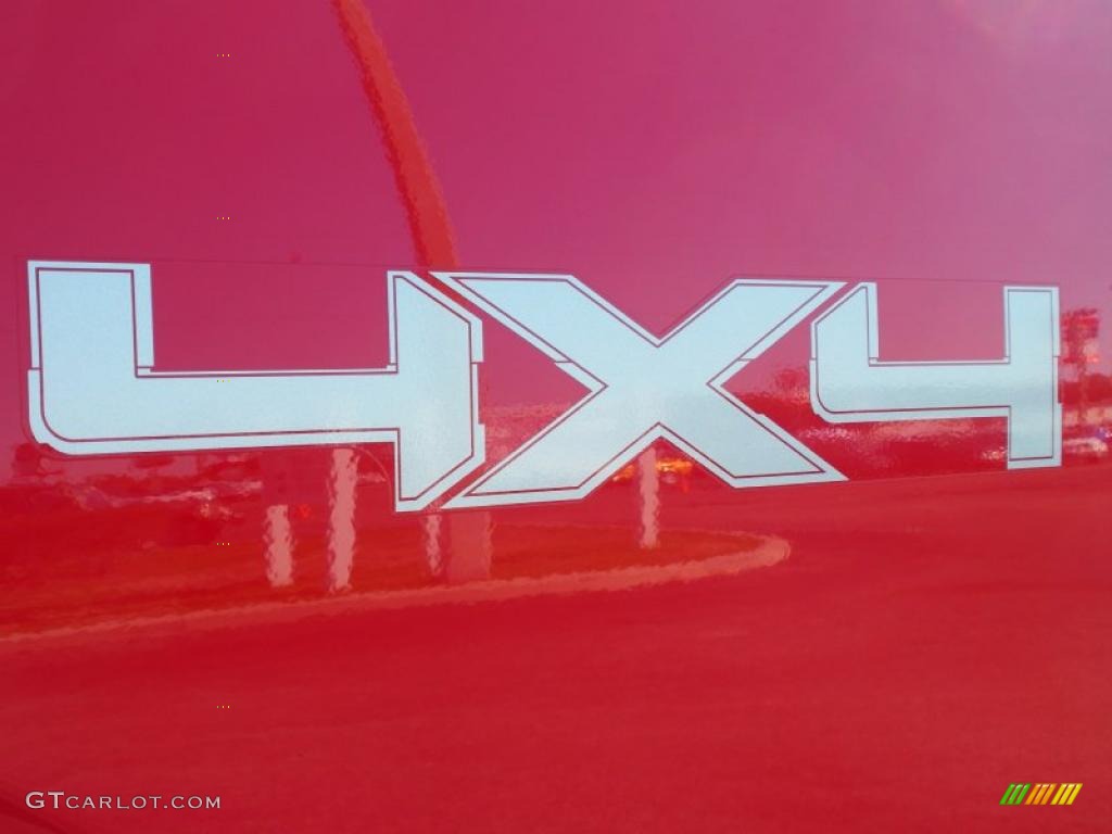 2010 F150 XLT SuperCrew 4x4 - Vermillion Red / Tan photo #5