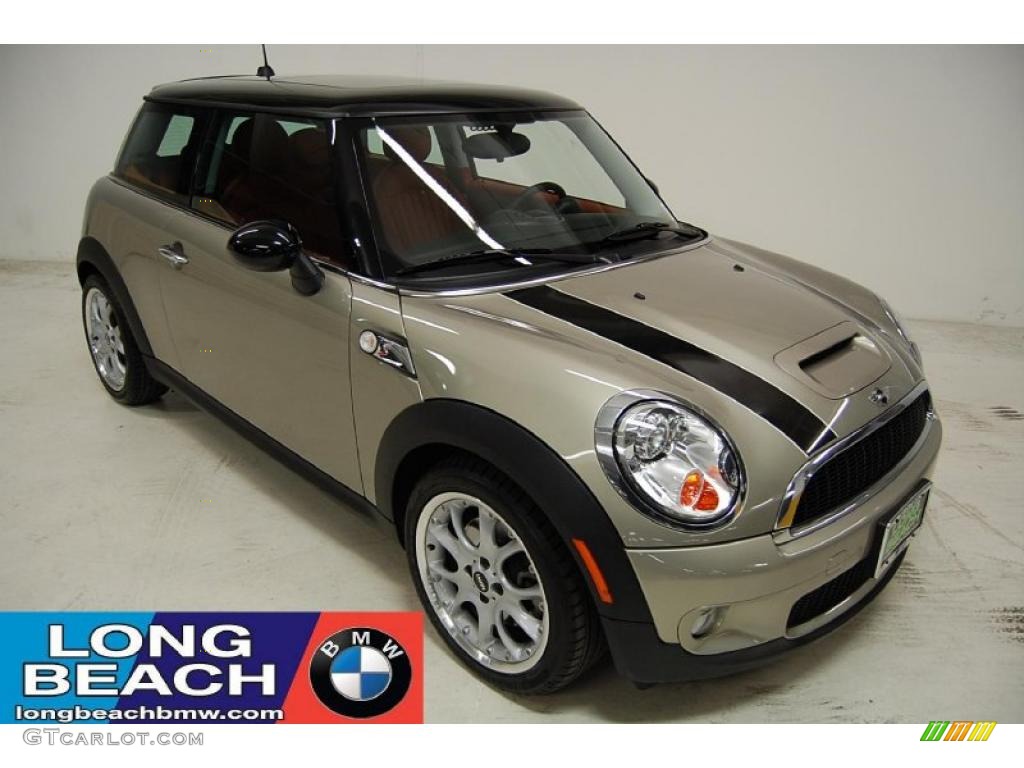 2007 Cooper S Hardtop - Pure Silver Metallic / Rooster Red/Carbon Black photo #1