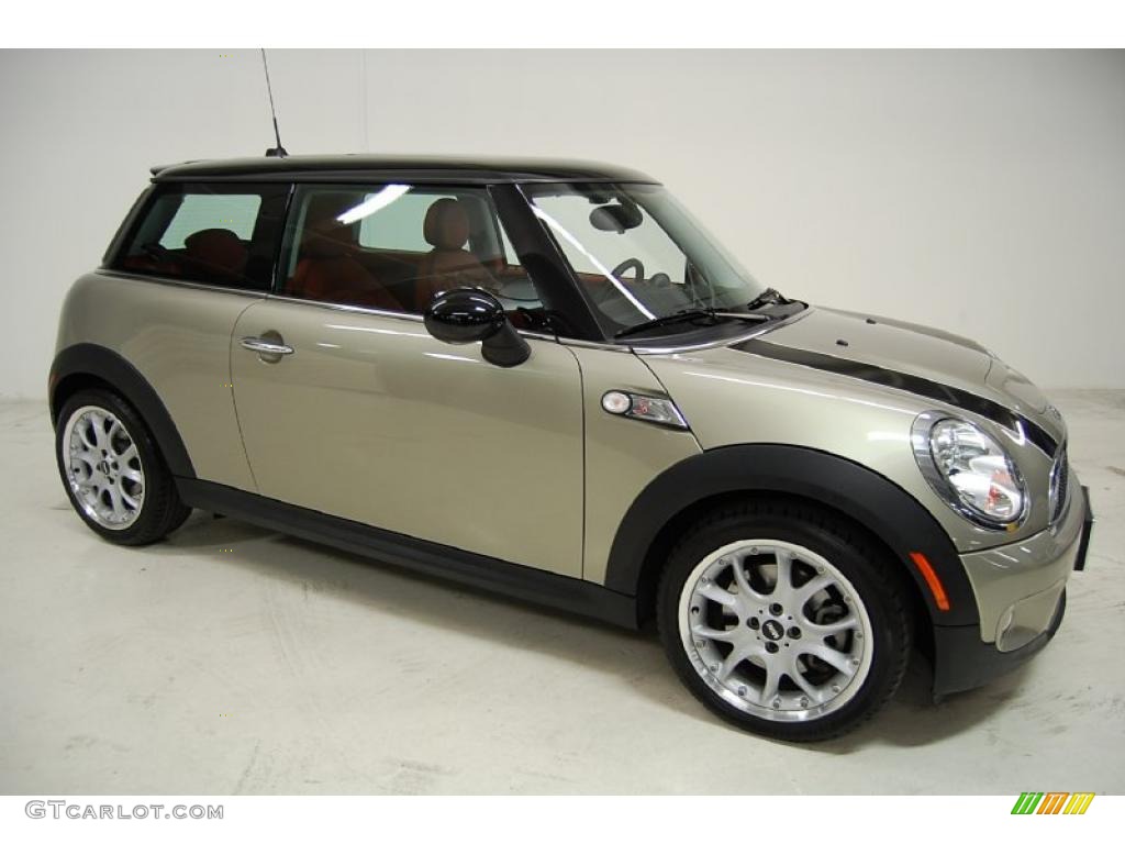 2007 Cooper S Hardtop - Pure Silver Metallic / Rooster Red/Carbon Black photo #2
