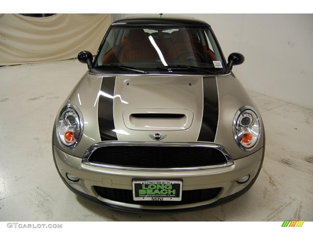 2007 Cooper S Hardtop - Pure Silver Metallic / Rooster Red/Carbon Black photo #5