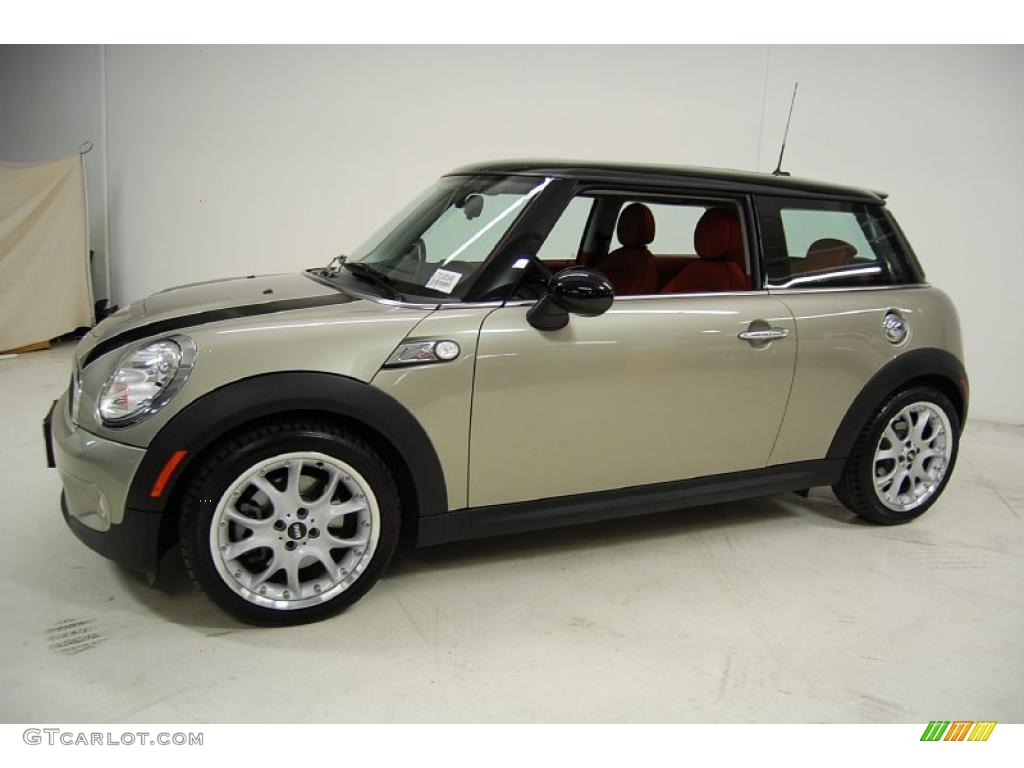 2007 Cooper S Hardtop - Pure Silver Metallic / Rooster Red/Carbon Black photo #11