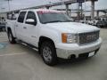 2008 Summit White GMC Sierra 1500 SLE Crew Cab 4x4  photo #2